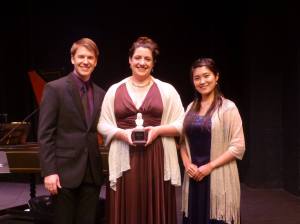 Our Award Winners: Daniel Moody (2nd place), Chelsea Morris (1st place and Audience Favorite), and Yukie Sato (3rd place).